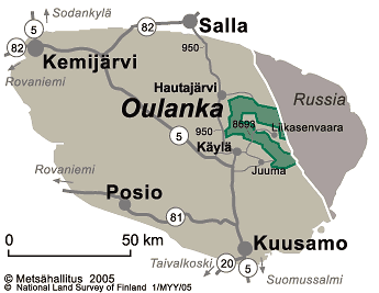 Directions to Oulanka National Park 