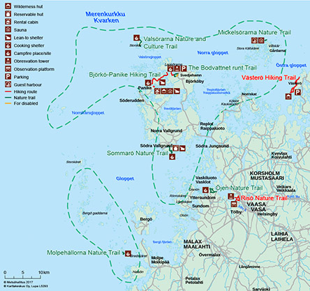 Maps of Kvarken Archipelago 