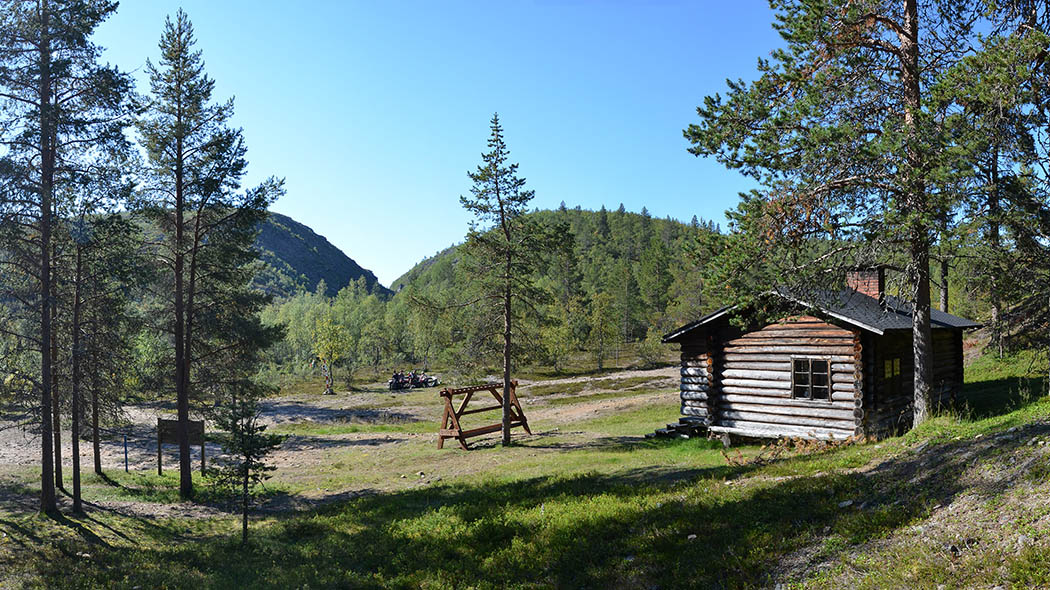 Old cabin near the gorge.